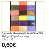 Savon de Marseille 0,60 euros cas trading Marseille