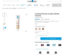 La Roche Posay - HYDRAPHASE HA BB CRÈME TEINTE 40ml - Parapharmcie