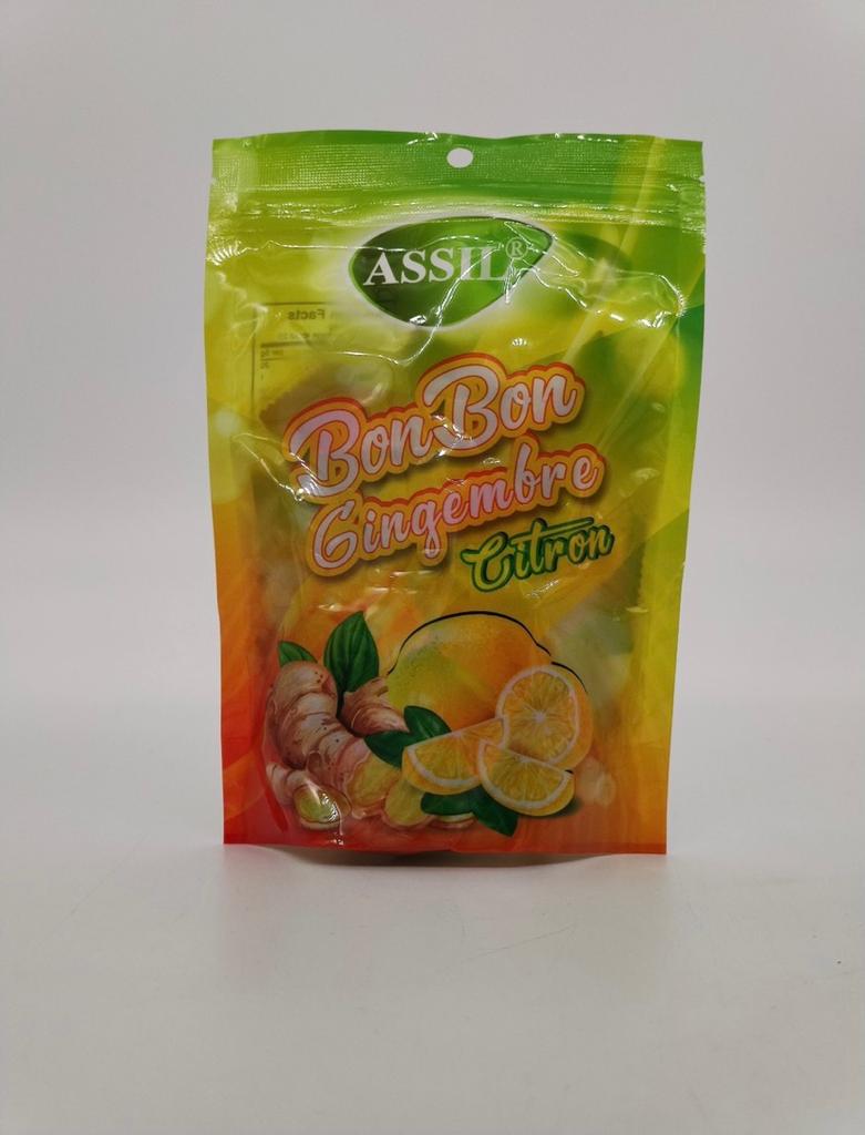 Bonbons Gingembre citron 125g - ASSIL - Assalamshop